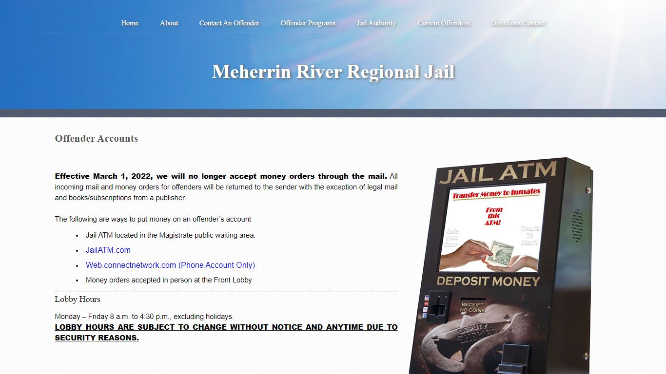 Meherrin River Regional Jail